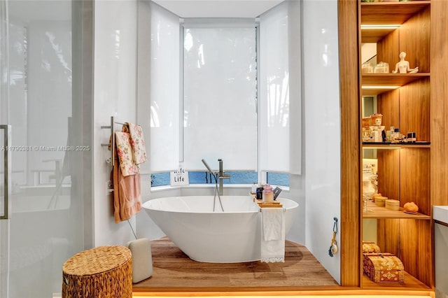 2670 Cypress Ln, Weston, FL 33332 - bathroom with a freestanding bath