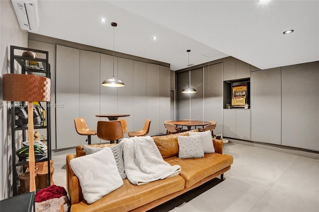 2670 Cypress Ln, Weston, FL 33332 - living area featuring a decorative wall and recessed lighting