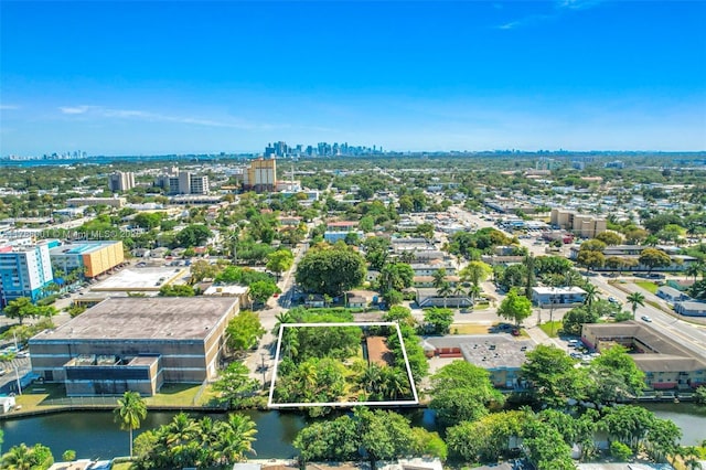 8440 NE 1st Ave, Miami, FL 33138 - aerial view featuring a water view and a view of city