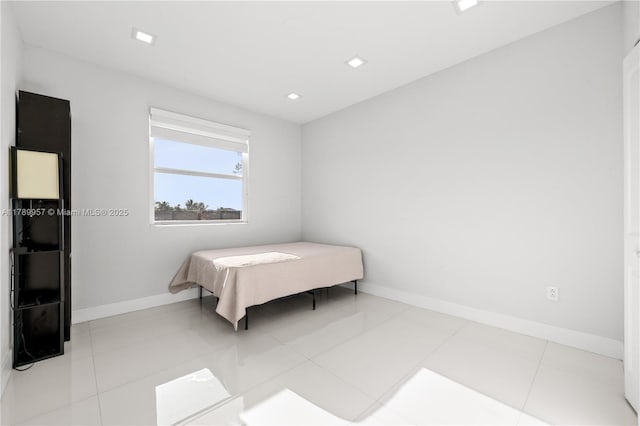 bedroom with baseboards
