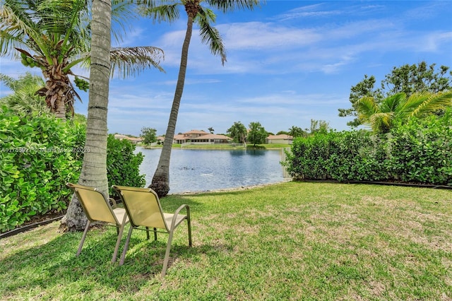 property view of water