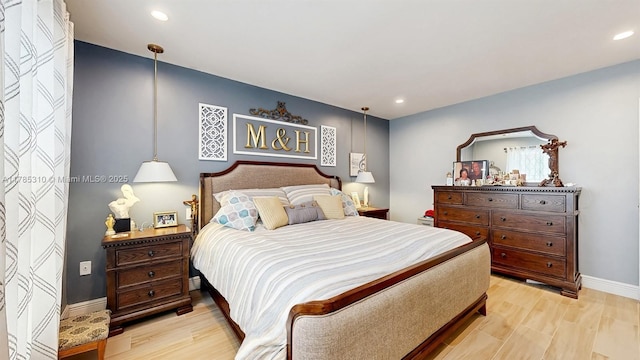 982 NW 133rd Ct, Miami, FL 33182 - bedroom with light wood finished floors and recessed lighting