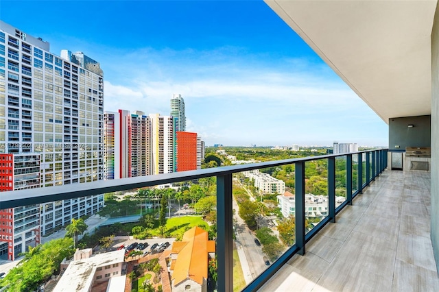 1451 Brickell Ave Unit 1803, Miami, FL 33131 - balcony featuring a view of city