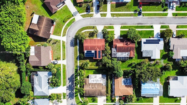 aerial perspective of suburban area