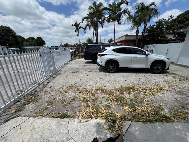 exterior space with fence