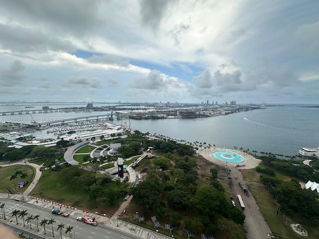 50 Biscayne Blvd Unit 3308, Miami, FL 33132 - birds eye view of property featuring a water view