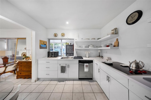 16823 SW 113th Ave Unit V41342, Miami, FL 33157 - kitchen with a sink, light countertops, stainless steel dishwasher, and black electric cooktop