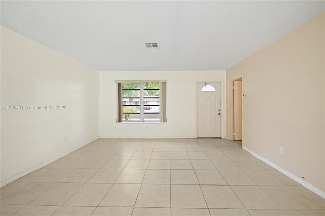 14515 Mahogany Ct, Miami Lakes, FL 33014 - unfurnished room featuring visible vents, baseboards, and light tile patterned floors