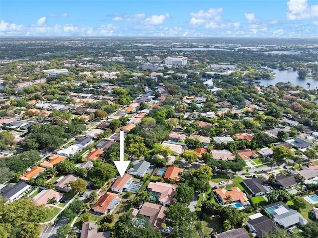 14515 Mahogany Ct, Miami Lakes, FL 33014 - aerial view with a residential view and a water view