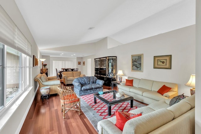 1800 NW 105th Ln, Coral Springs, FL 33071 - living area with high vaulted ceiling and wood finished floors
