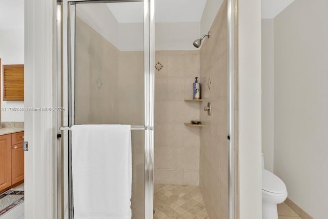 1800 NW 105th Ln, Coral Springs, FL 33071 - full bath featuring toilet, a stall shower, and vanity
