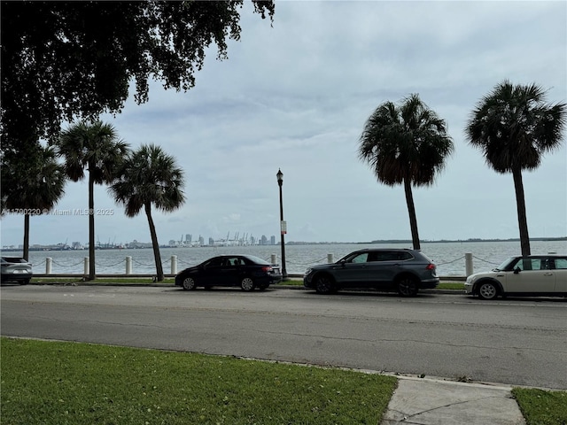 1420 Brickell Bay Dr Unit 103A1, Miami, FL 33131 - view of street featuring street lights and a water view