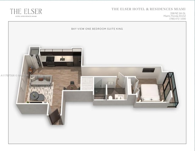 398 NE 5th St Unit 1515, Miami, FL 33132 - plan