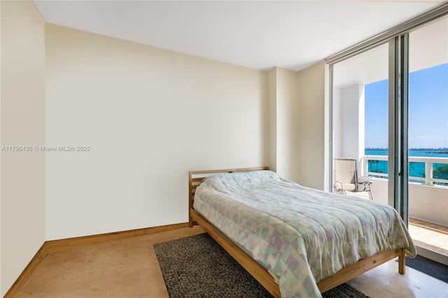 1800 N Bayshore Dr Unit 509, Miami, FL 33132 - carpeted bedroom with baseboards