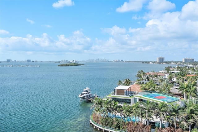 11930 N Bayshore Dr Unit 1007, North Miami, FL 33181 - view of water feature featuring a view of city