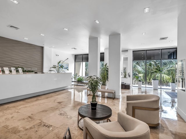 2101 S Ocean Dr Unit 401, Hollywood, FL 33019 - lobby with visible vents
