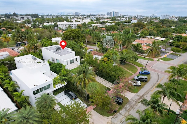 1311 Bay Dr, Miami Beach, FL 33141 - aerial view with a city view