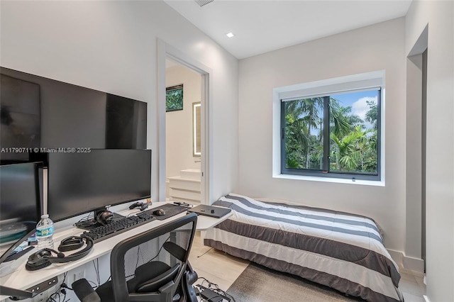1311 Bay Dr, Miami Beach, FL 33141 - bedroom featuring recessed lighting and connected bathroom