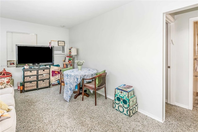 interior space with baseboards