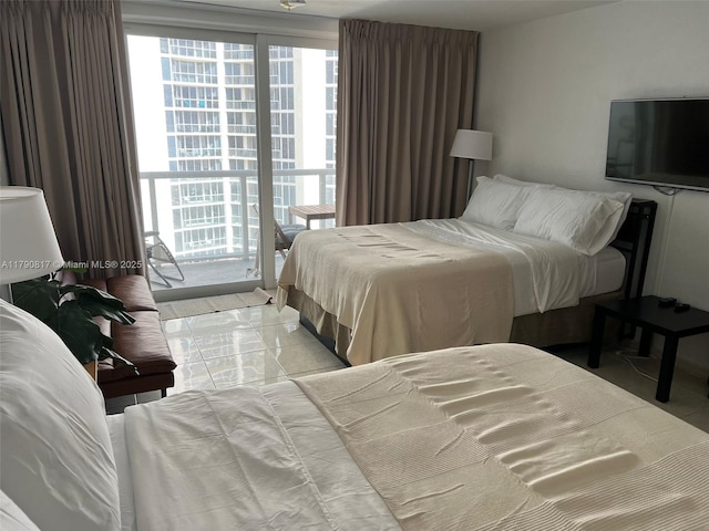 19201 Collins Ave Unit 1025, Sunny Isles Beach, FL 33160 - bedroom featuring marble finish floor