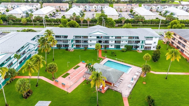 5300 Washington St Unit J116, Hollywood, FL 33021 - bird's eye view featuring a residential view