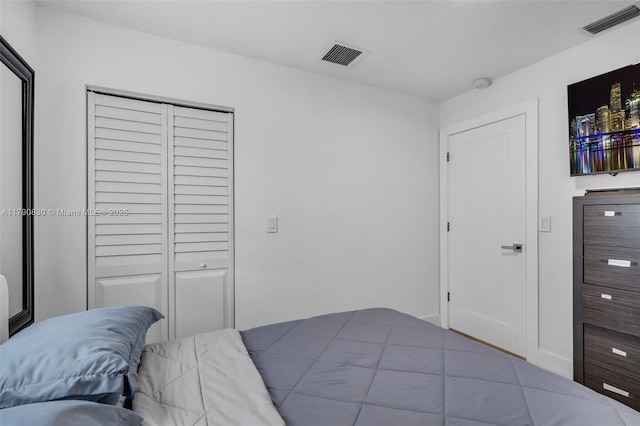 181 SW 76th Ter, Margate, FL 33068 - bedroom featuring visible vents and a closet