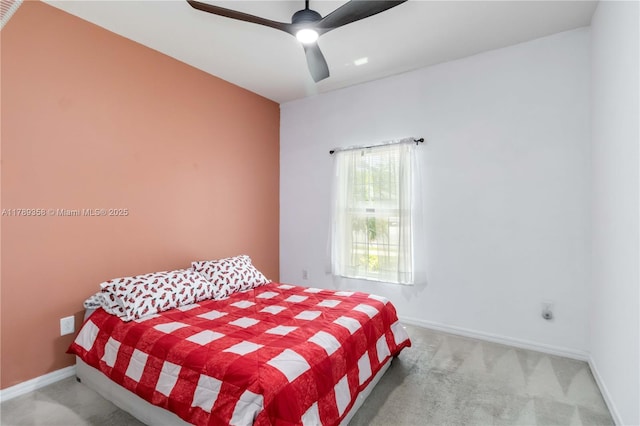 10860 79th St, E, FL 34219 - bedroom with baseboards, ceiling fan, and carpet floors