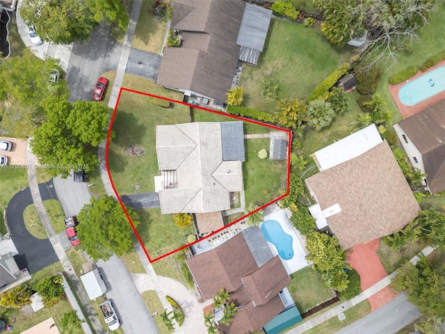 9130 SW 101st Ave, Miami, FL 33176 - birds eye view of property with a residential view