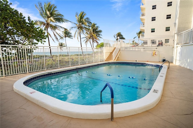 901 S Surf Rd Unit 603, Hollywood, FL 33019 - community pool featuring fence and stairway