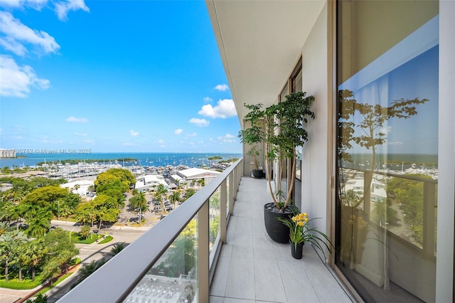 2655 S Bayshore Dr Unit 1006, Coconut Grove, FL 33133 - balcony with a water view