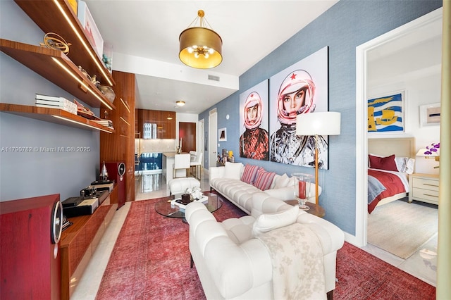 2655 S Bayshore Dr Unit 1006, Coconut Grove, FL 33133 - view of tiled living room
