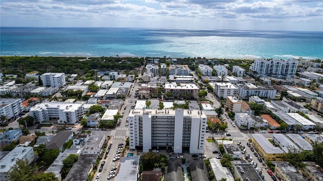 7850 Byron Ave Unit 207, Miami Beach, FL 33141 - aerial overview of property's location featuring a nearby body of water