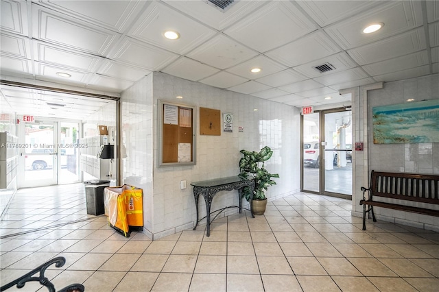 7850 Byron Ave Unit 207, Miami Beach, FL 33141 - building lobby featuring recessed lighting