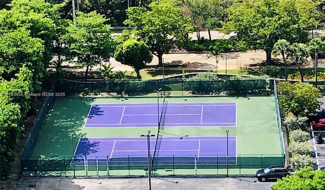 2451 Brickell Ave Unit 4P, Miami, FL 33129 - view of tennis court featuring fence
