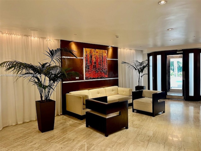 2451 Brickell Ave Unit 4P, Miami, FL 33129 - building lobby featuring recessed lighting