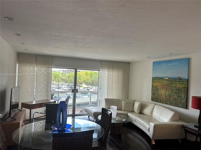 2451 Brickell Ave Unit 4P, Miami, FL 33129 - living area with wood finished floors
