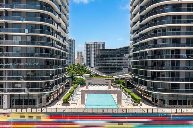 45 SW 9th St Unit 1205, Miami, FL 33130 - view of property featuring a view of city