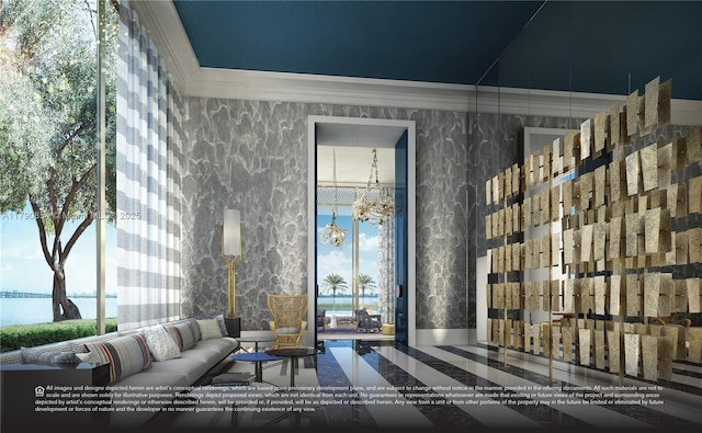 view of community lobby