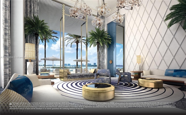 view of community lobby
