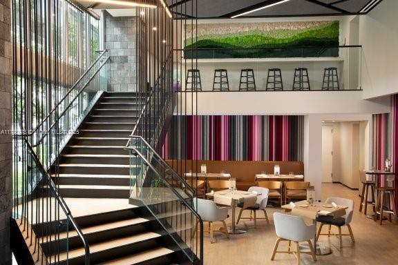 building lobby featuring stairway