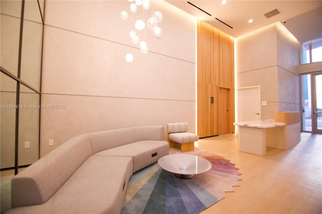 lobby with visible vents