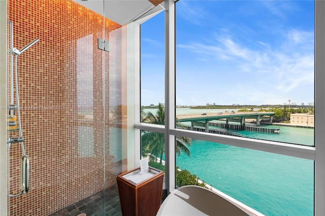 10295 Collins Ave Unit 312, Bal Harbour, FL 33154 - balcony featuring a water view