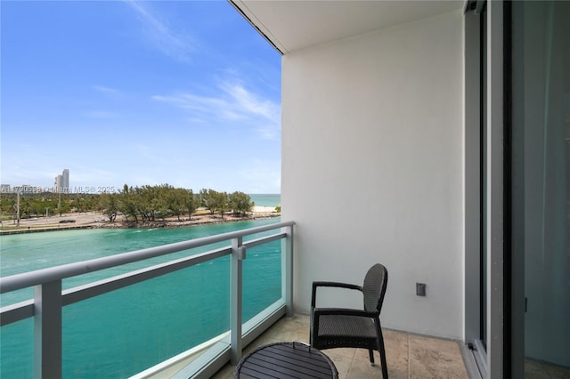 10295 Collins Ave Unit 312, Bal Harbour, FL 33154 - balcony featuring a water view