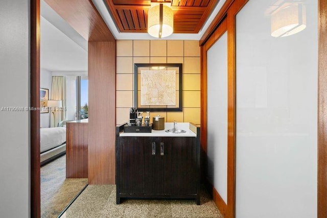 10295 Collins Ave Unit 312, Bal Harbour, FL 33154 - bar with light colored carpet