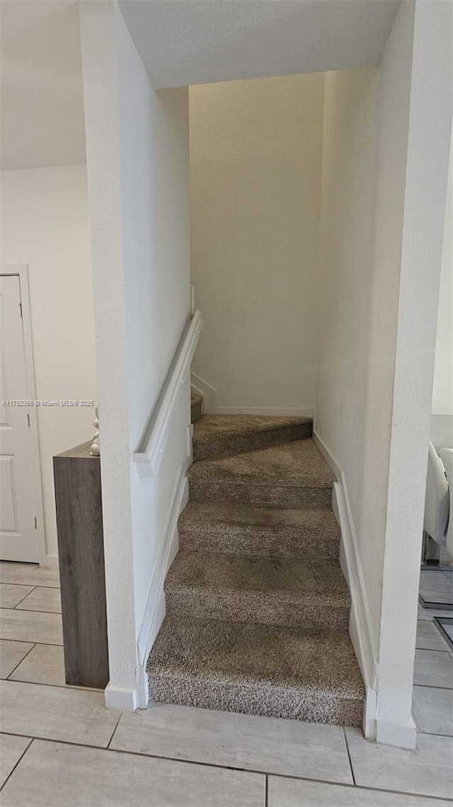 view of stairs