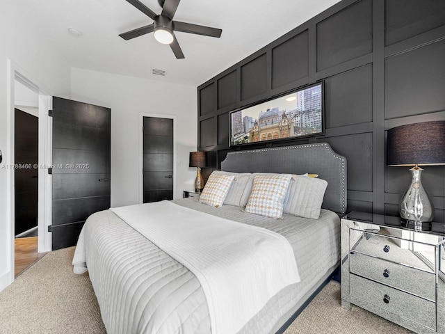 3025 SW 13th St, Miami, FL 33145 - bedroom with ceiling fan