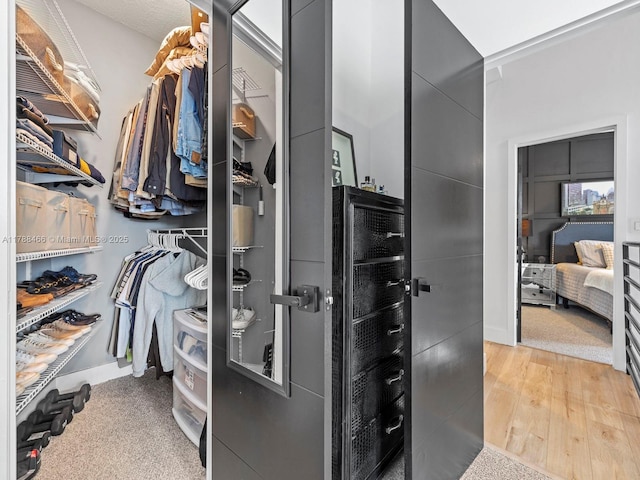 3025 SW 13th St, Miami, FL 33145 - walk in closet with wood finished floors