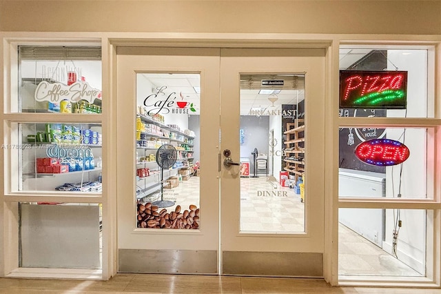19390 Collins Ave Unit 1501, Sunny Isles Beach, FL 33160 - entryway featuring french doors