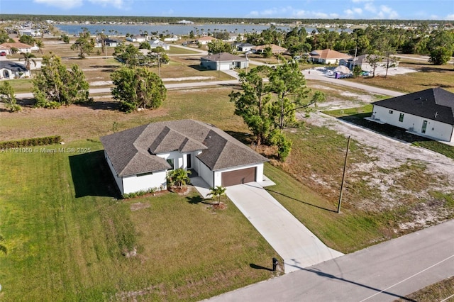 drone / aerial view featuring a residential view