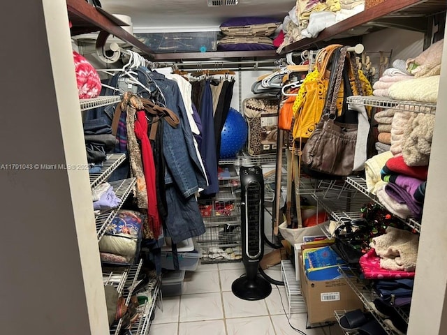 9040 SW 125th Ave Unit D105, Miami, FL 33186 - walk in closet featuring marble finish floor